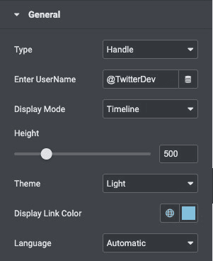 Twitter - WP Builder Addons